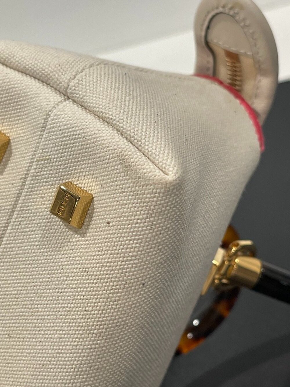 Fendi By The Way Mini Boston Bag White/Pink (JB1448) - Picture 10 of 12